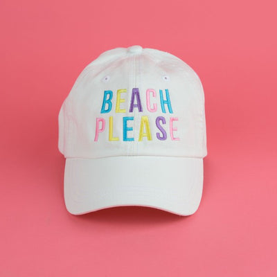 Take me to the Beach Please Colorful Canvas Hat