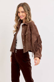 Winona WESTERN-INSPIRED SUEDE SHACKET