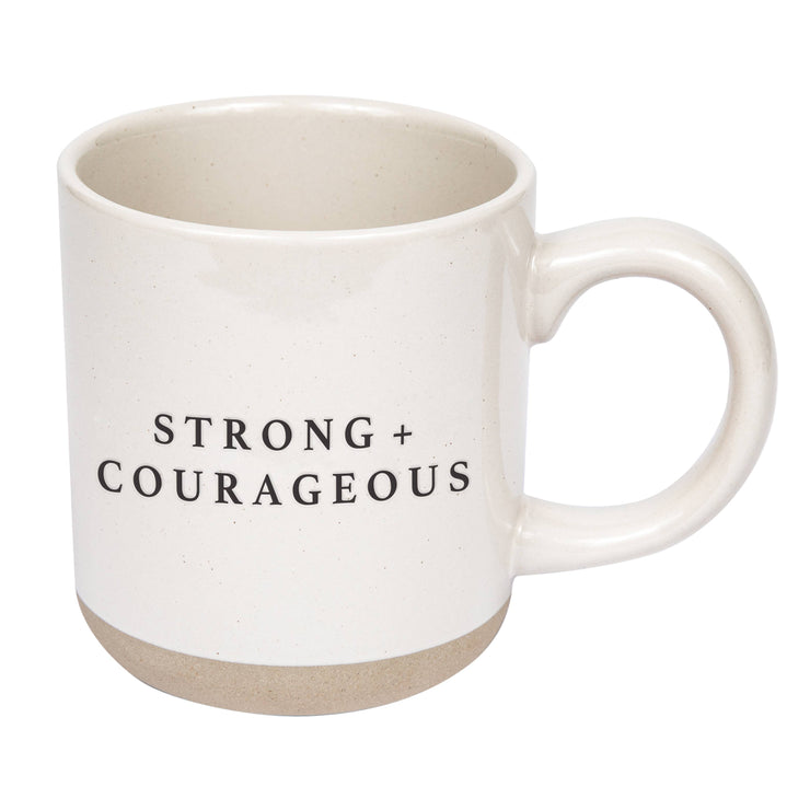 "Strong + Courageous" Coffee Mug