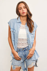 Leona Denim Vest
