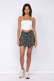 Eyelet Crop Top