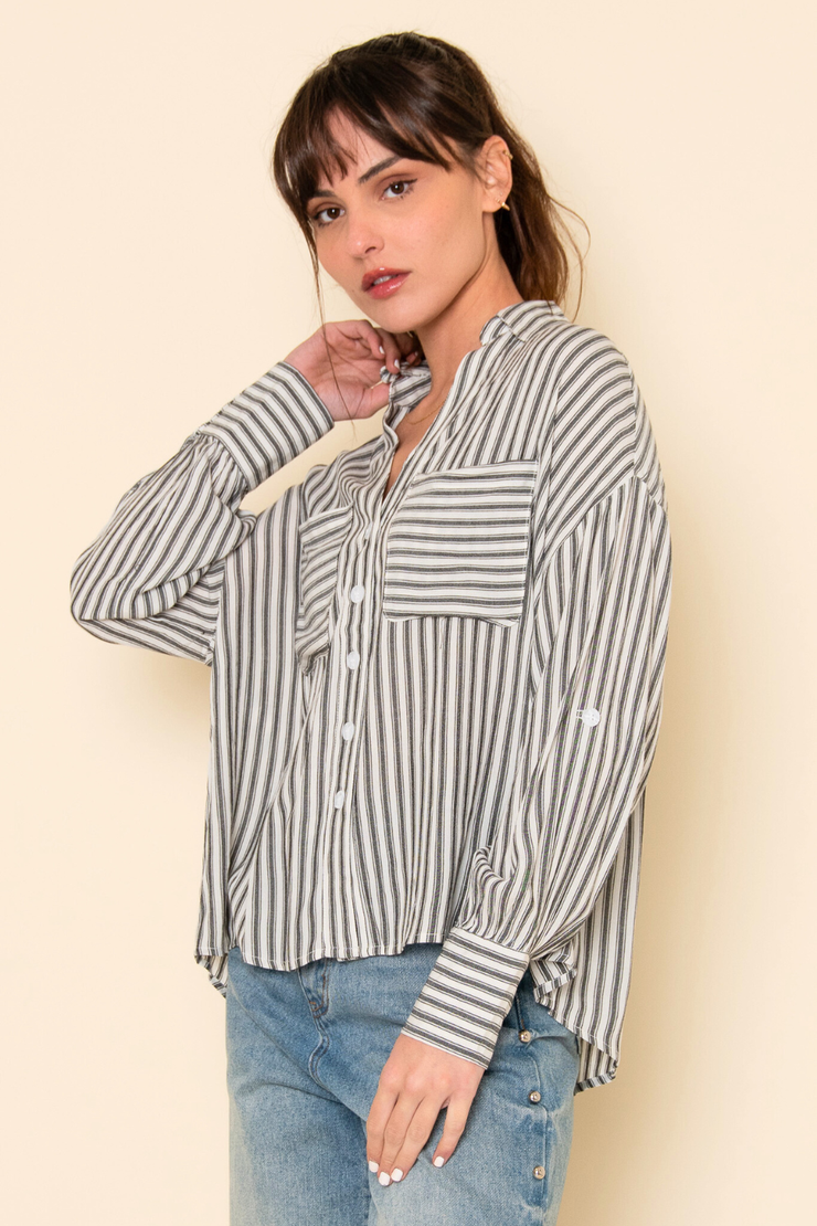 Eva Button Down Top