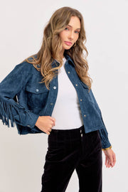 Winona WESTERN-INSPIRED SUEDE SHACKET