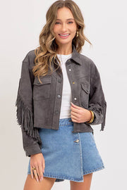 Winona WESTERN-INSPIRED SUEDE SHACKET