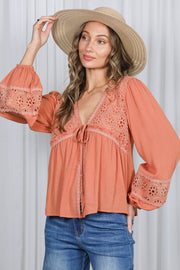 Eyelet Lace Blouse