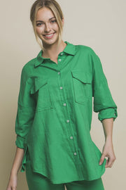 Ollie Double Pocket Button Down Shirt