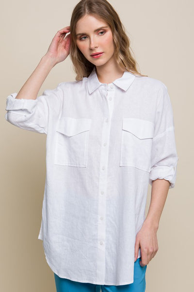 Ollie Double Pocket Button Down Shirt