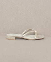 Ada Delicate Knotted Flat Sandal