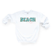 Beach Life Colorful Graphic Sweatshirt
