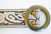 Paisley Belt in Sand