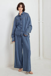 Giana lightweight denim top