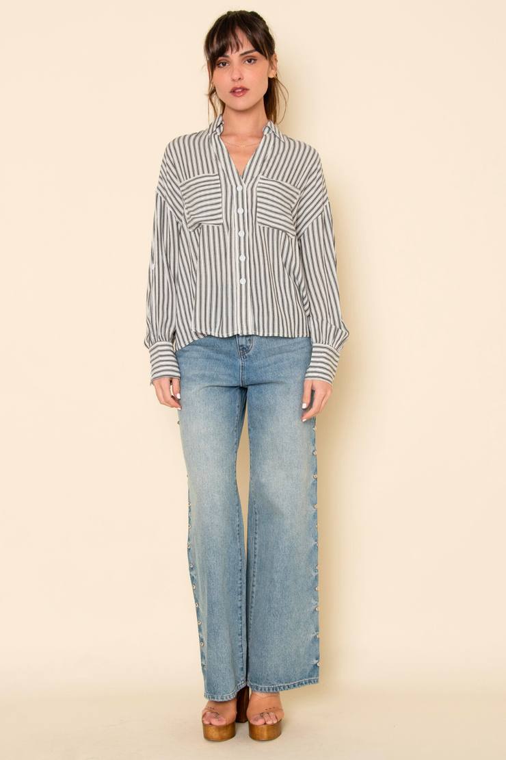 Eva Button Down Top