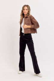 Winona WESTERN-INSPIRED SUEDE SHACKET