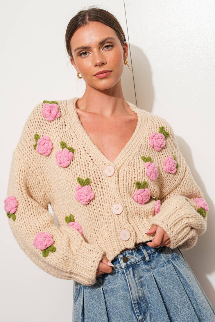 ROSE KNIT CARDIGAN