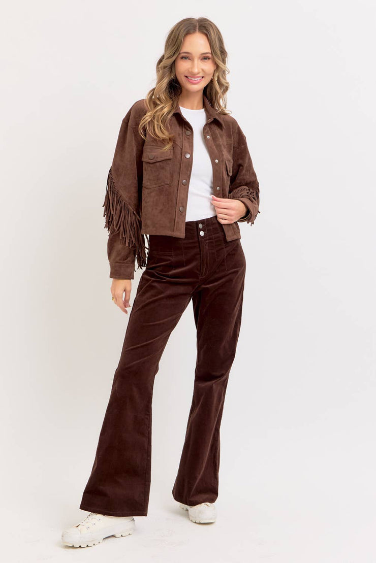 Winona WESTERN-INSPIRED SUEDE SHACKET