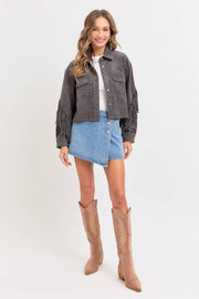 Winona WESTERN-INSPIRED SUEDE SHACKET