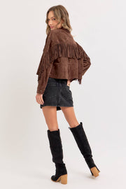 Winona WESTERN-INSPIRED SUEDE SHACKET