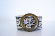 Paisley Belt in Sand