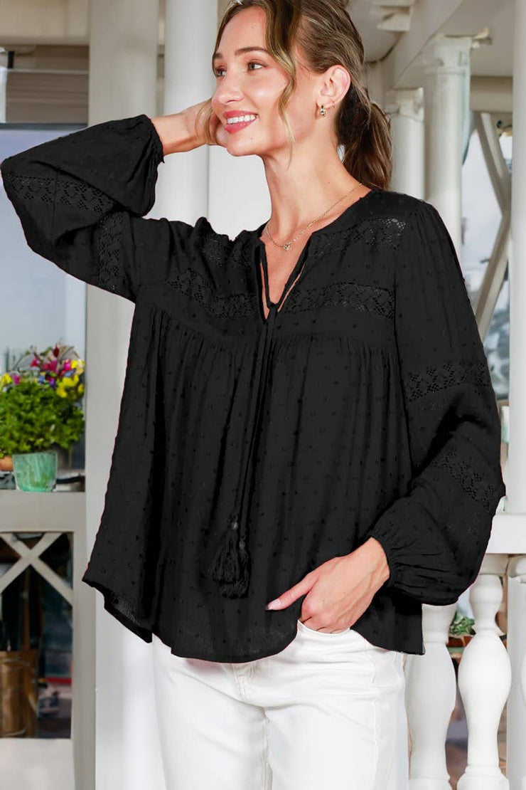 Lace Trim Top