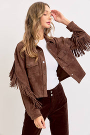 Winona WESTERN-INSPIRED SUEDE SHACKET