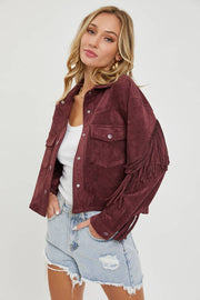 Winona WESTERN-INSPIRED SUEDE SHACKET
