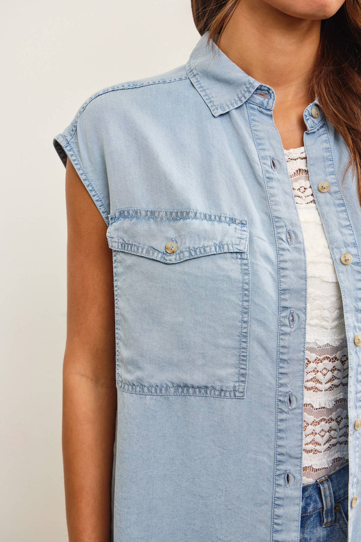 Leona Denim Vest