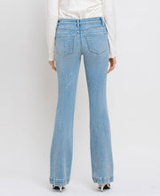 MID RISE BOOTCUT JEANS T6243