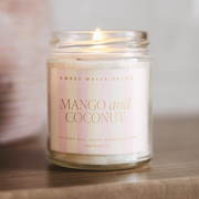 Sweet Water Decor 9oz Soy Candle - Mango and Coconut