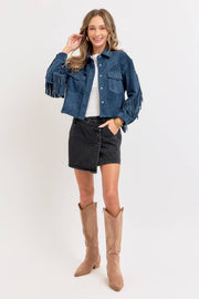 Winona WESTERN-INSPIRED SUEDE SHACKET
