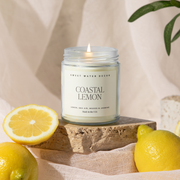 Sweet Water Decor 9oz Soy Candle - Coastal Lemon