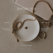 Blue Ceramic Jewelry Dish