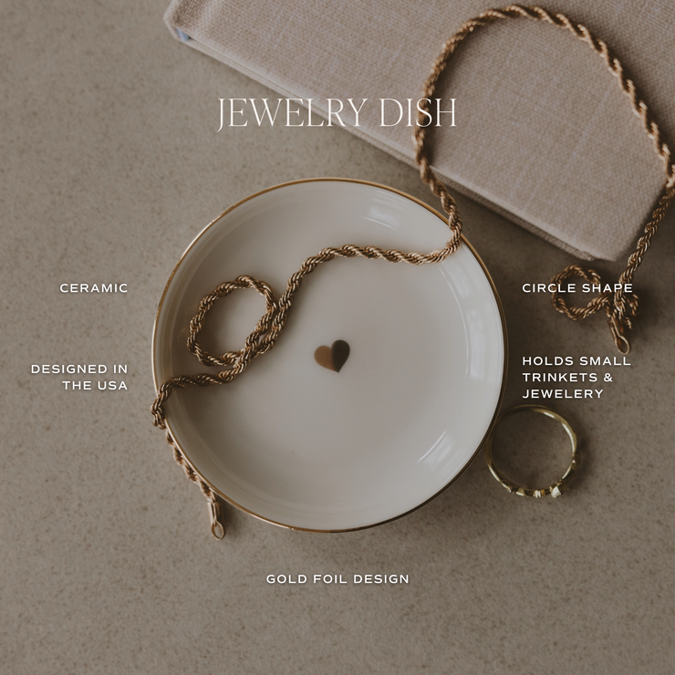 Blue Ceramic Jewelry Dish