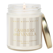 Sweet Water Decor 9oz Soy Candle - Cashmere and Vanilla