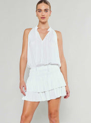 Sleeveless Pleated Dress