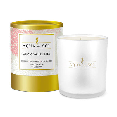 Champagne Lily 9 oz Candle Luxe Boxed Candle