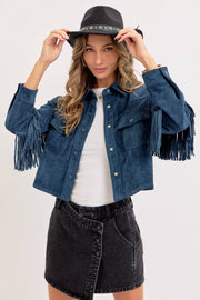 Winona WESTERN-INSPIRED SUEDE SHACKET