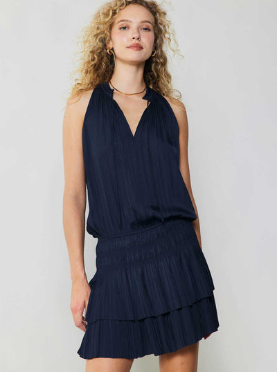 Sleeveless Pleated Dress