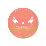White Flamingo Confetti Candle