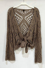 Victoria Crochet Tie Top