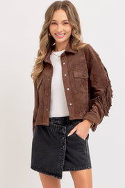 Winona WESTERN-INSPIRED SUEDE SHACKET