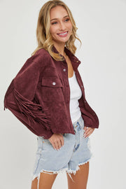 Winona WESTERN-INSPIRED SUEDE SHACKET