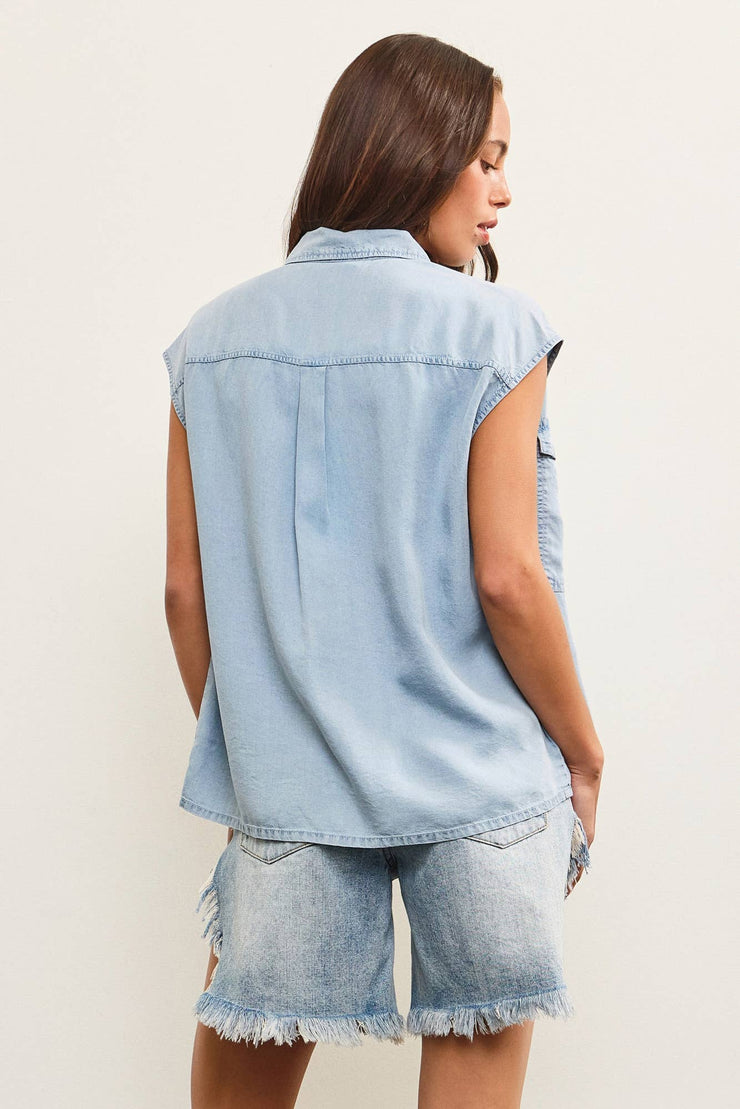 Leona Denim Vest