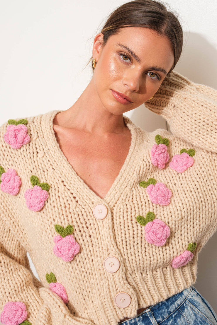 ROSE KNIT CARDIGAN