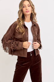 Winona WESTERN-INSPIRED SUEDE SHACKET