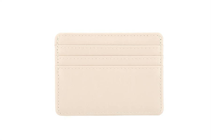 Faux Leather Card Holder