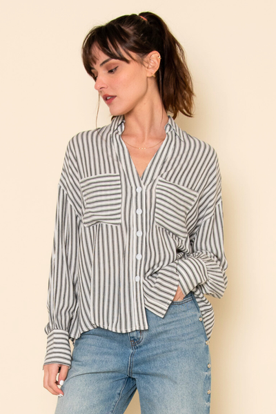 Eva Button Down Top