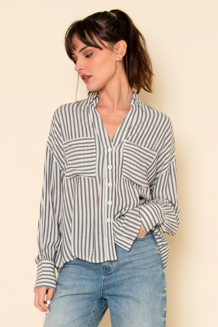 Eva Button Down Top