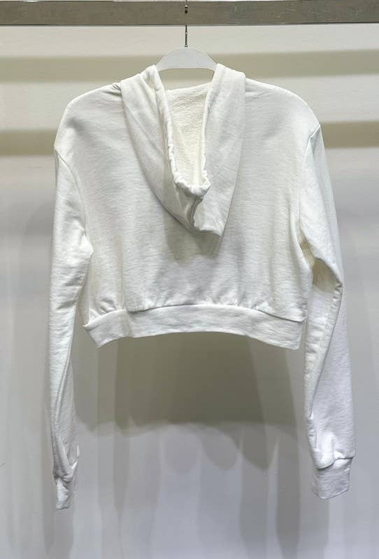 Shanna CROPPED ZIP-UP HOODIE & DRAWSTING PANTS SET