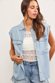 Leona Denim Vest