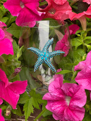 Starfish Jeweled Stemless Wine Glass